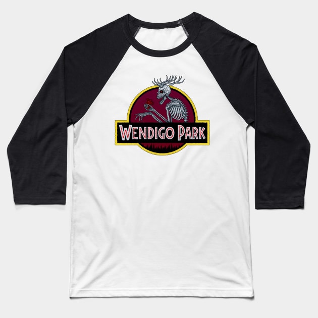 Wendigo Park - Azhmodai 22 Baseball T-Shirt by azhmodai